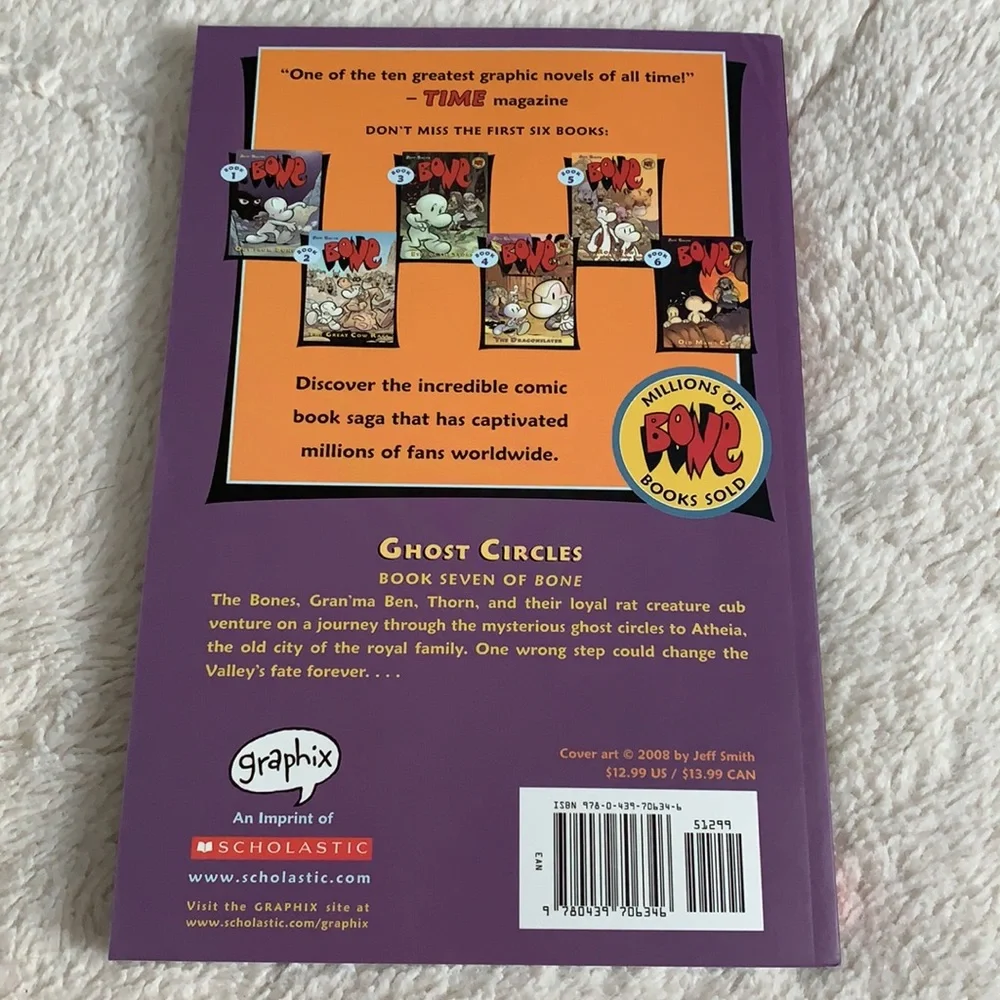 2 NEW books BONE by Jeff Smith Treasure Hunters & Ghost Circles